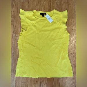 Ann Taylor ruffle sleeve sweater